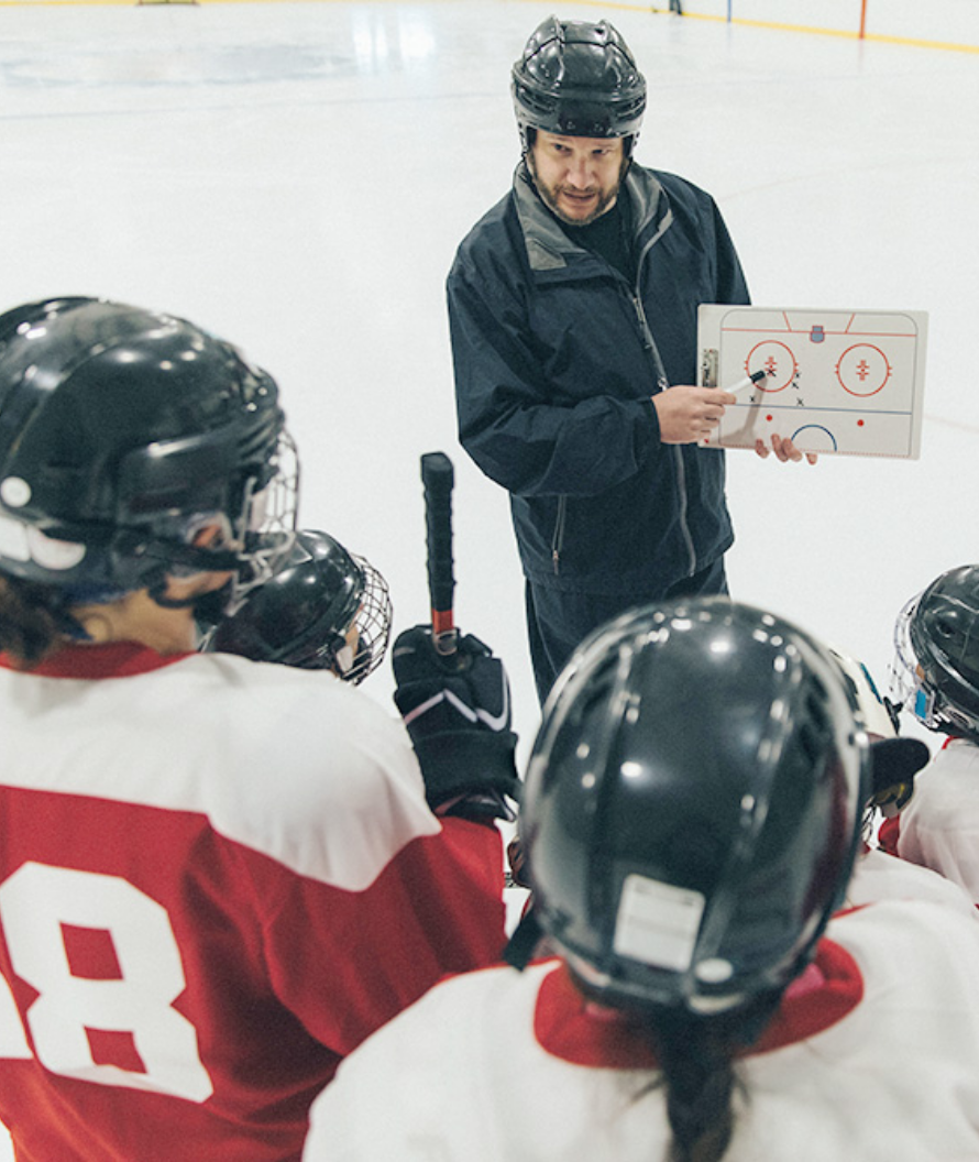 Hockey coach