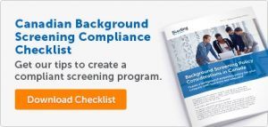 CTA Checklist: Background Screening Policy Considerations in Canada