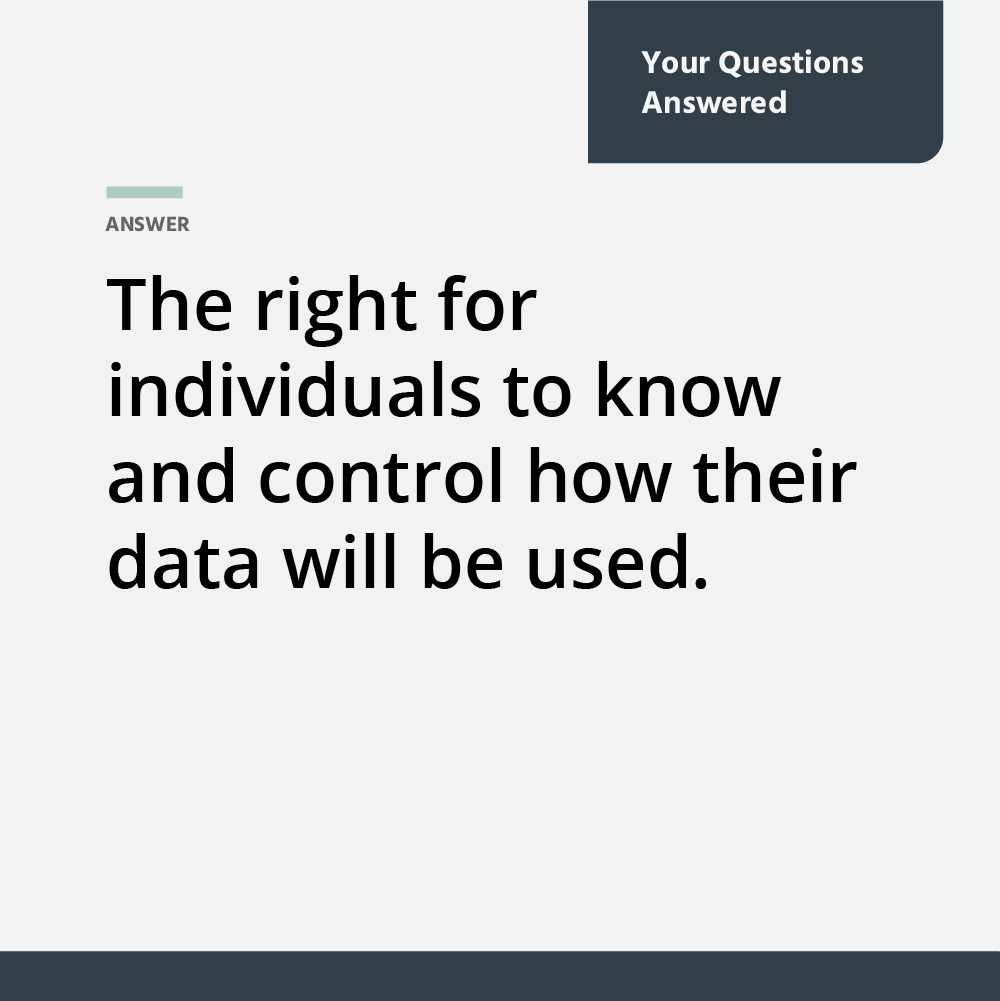 What is a keystone of privacy laws?